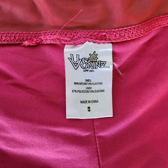 UV Skins Hot Pink Athletic Shorts Womns SZ Small Upf 50 Exercise Summer Gorpcore - Picture 4 of 4